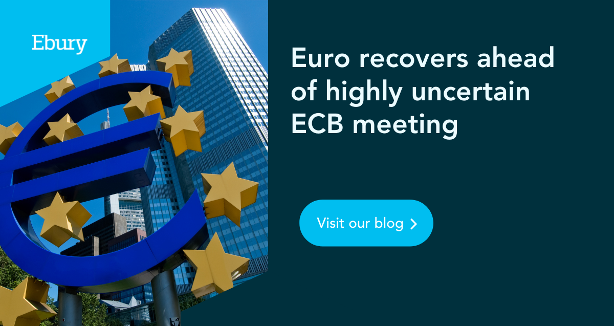 Euro se zotavuje před vysoce volatilním zasedáním ECB – Ebury UK